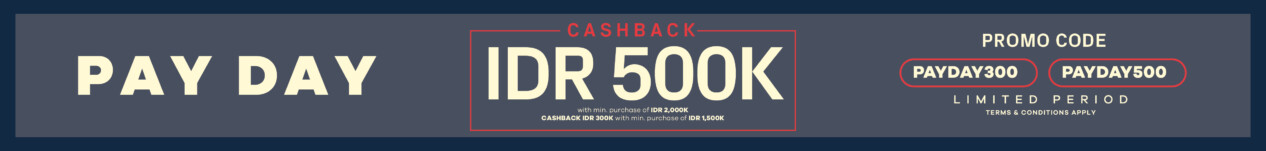 CASHBACK 500K PROMO | PAYDAY AUGUST